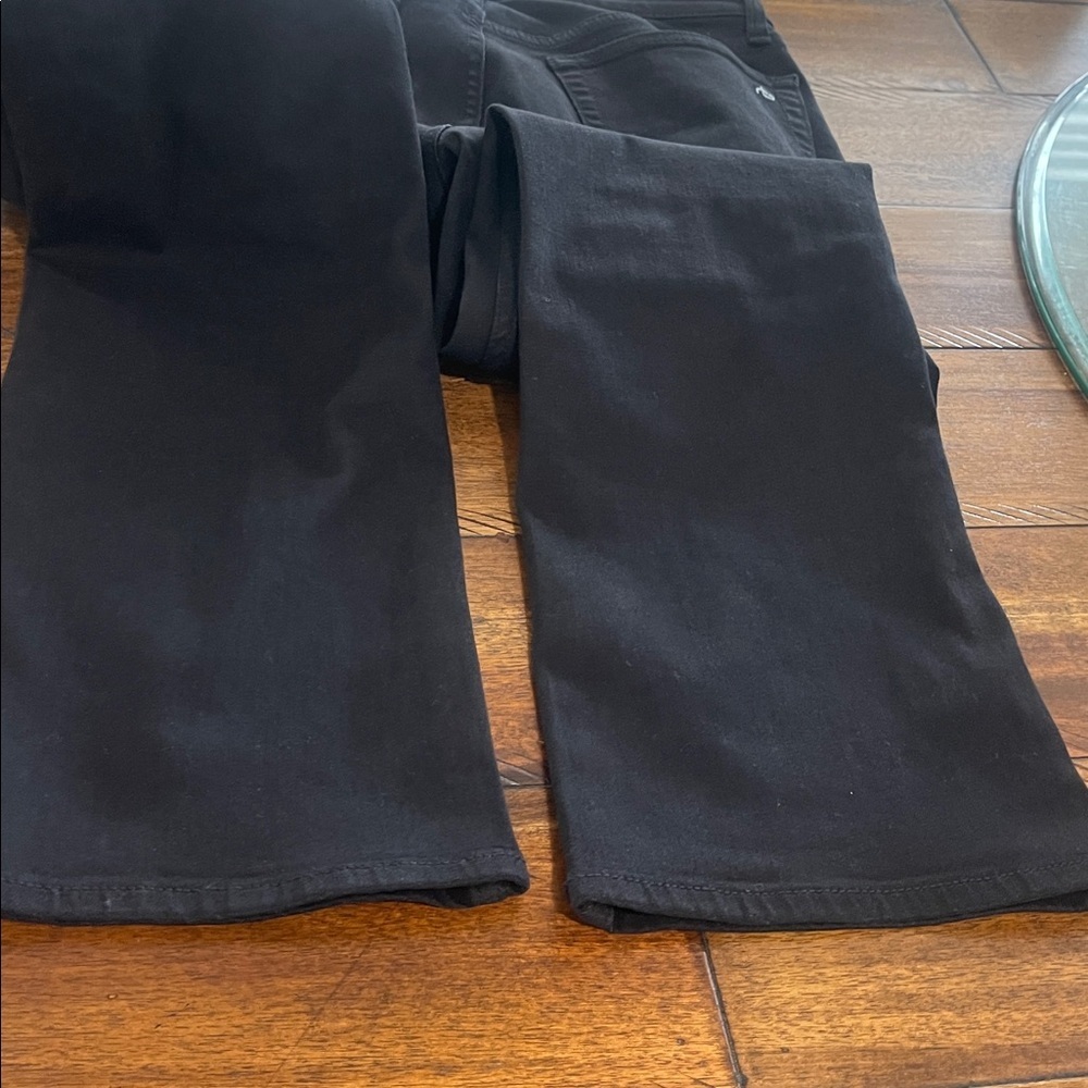 rag & bone Piper mid rise  Crop Bootcut Jeans Black size 28 - Picture 6 of 15